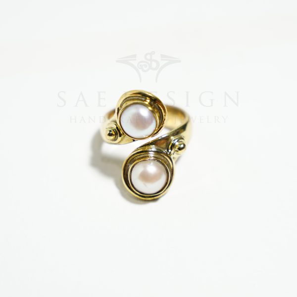 SAE-51 Aqua Pearl Glow Ring